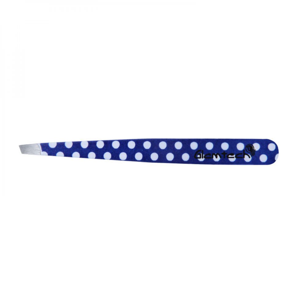 Blue polka dot tweezer