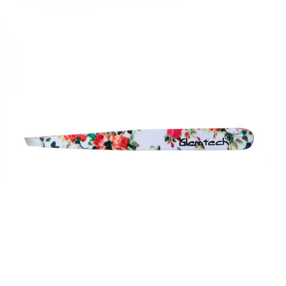 Floral print tweezer