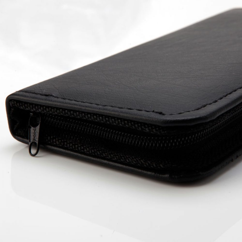 Black Zipper Scissor Wallet - Image 3