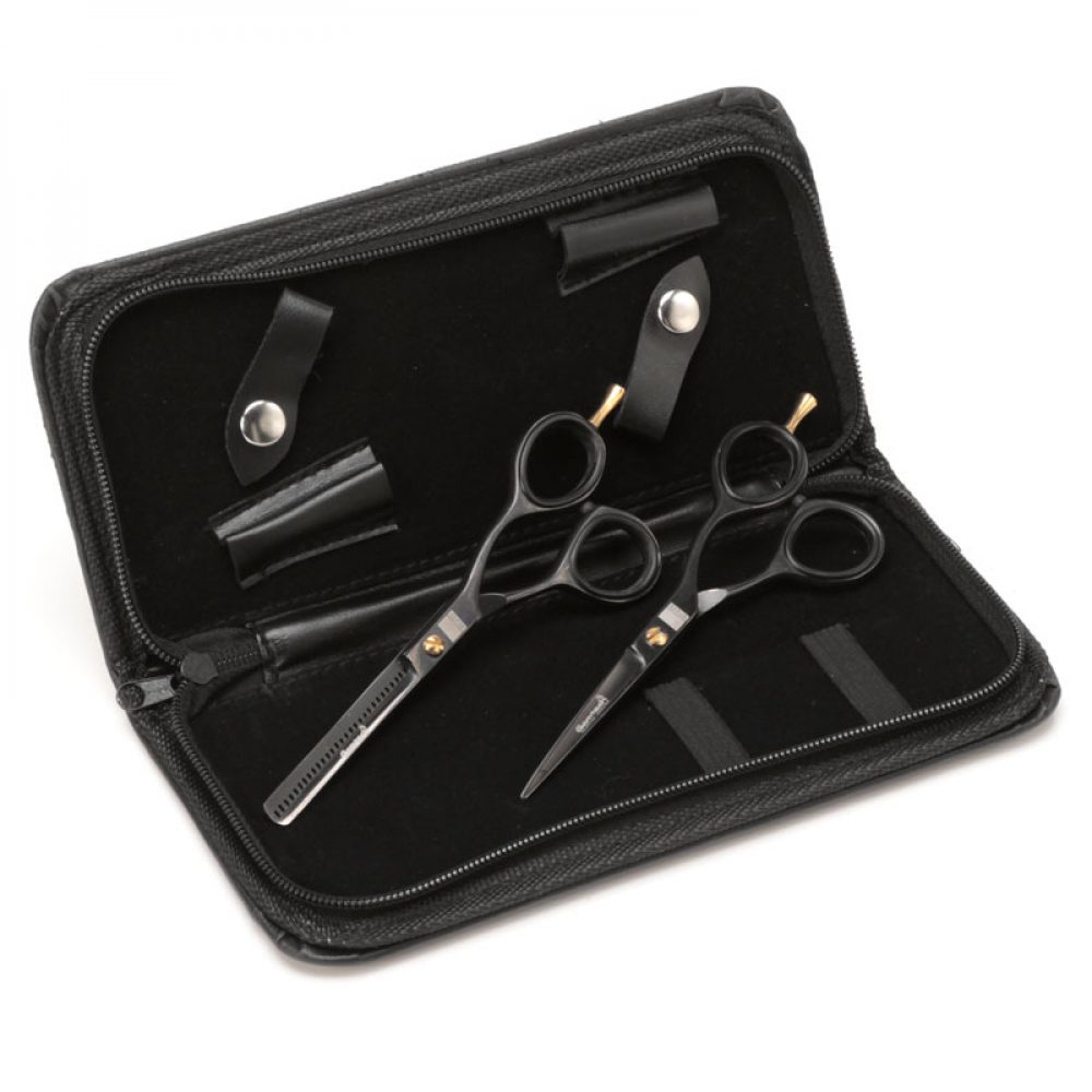 EVO Black Scissor and Thinner Set