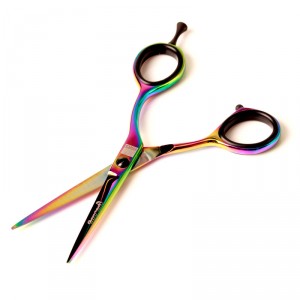 evo-iridescent-scissor-open hair cutting shears